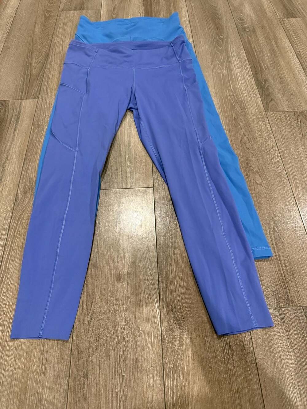 Lululemon High-Rise Pocket Tight 24” Size 10, Bundle of 2. Light Blue and Purple
